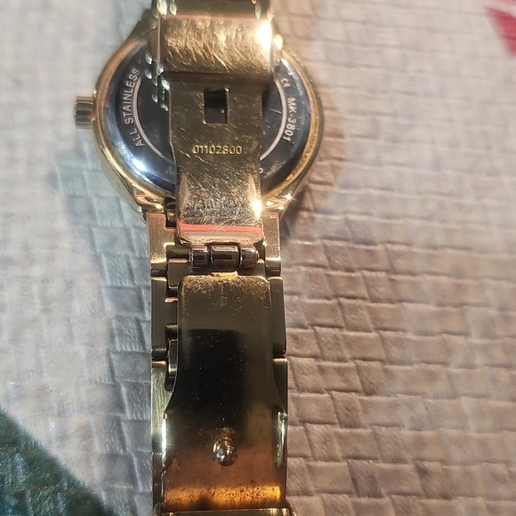 Michael Kors Gold Watch with Crystal Accents main image 6